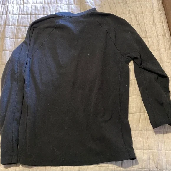 THE NORTH FACE TNF black lightweight 1/2 zip pullover fleece L flash dry… - Picture 6 of 7